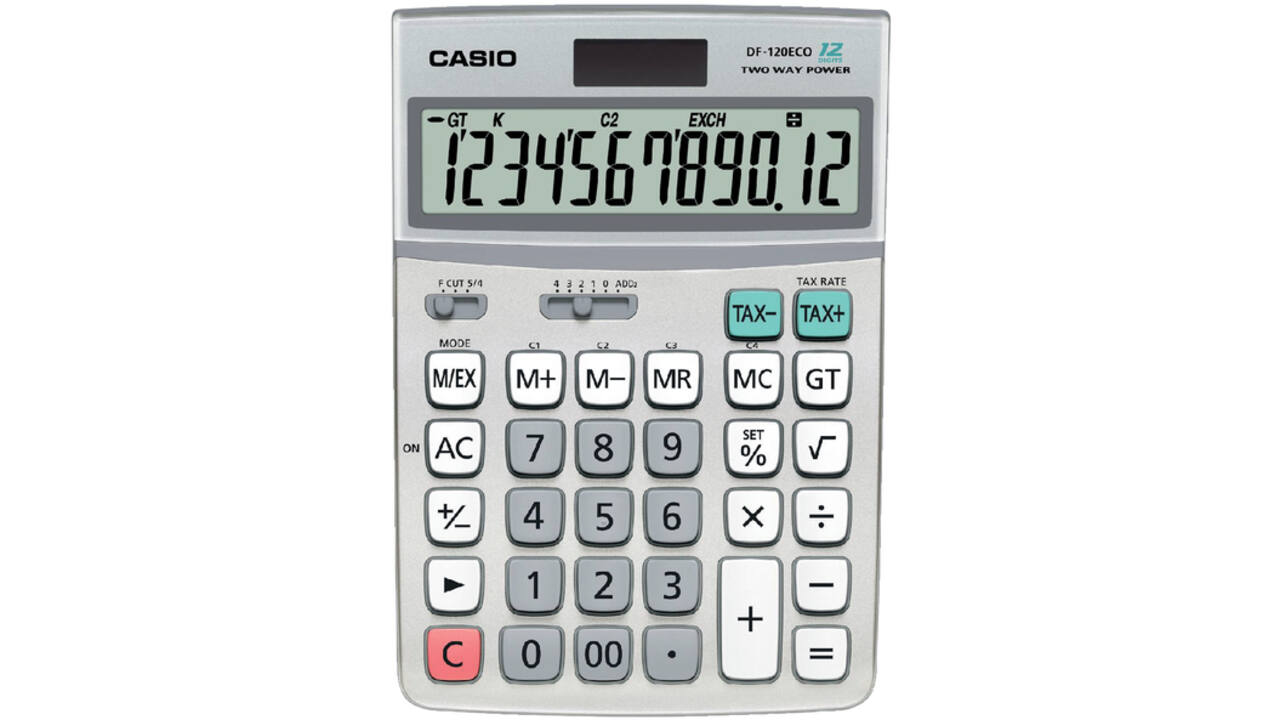 Rekenmachine Casio DF-120ECO