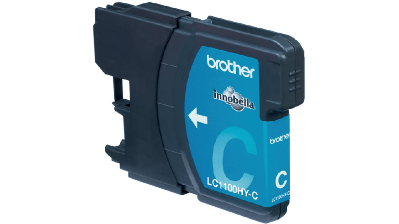 Inktcartridge Brother LC-1100HYC blauw