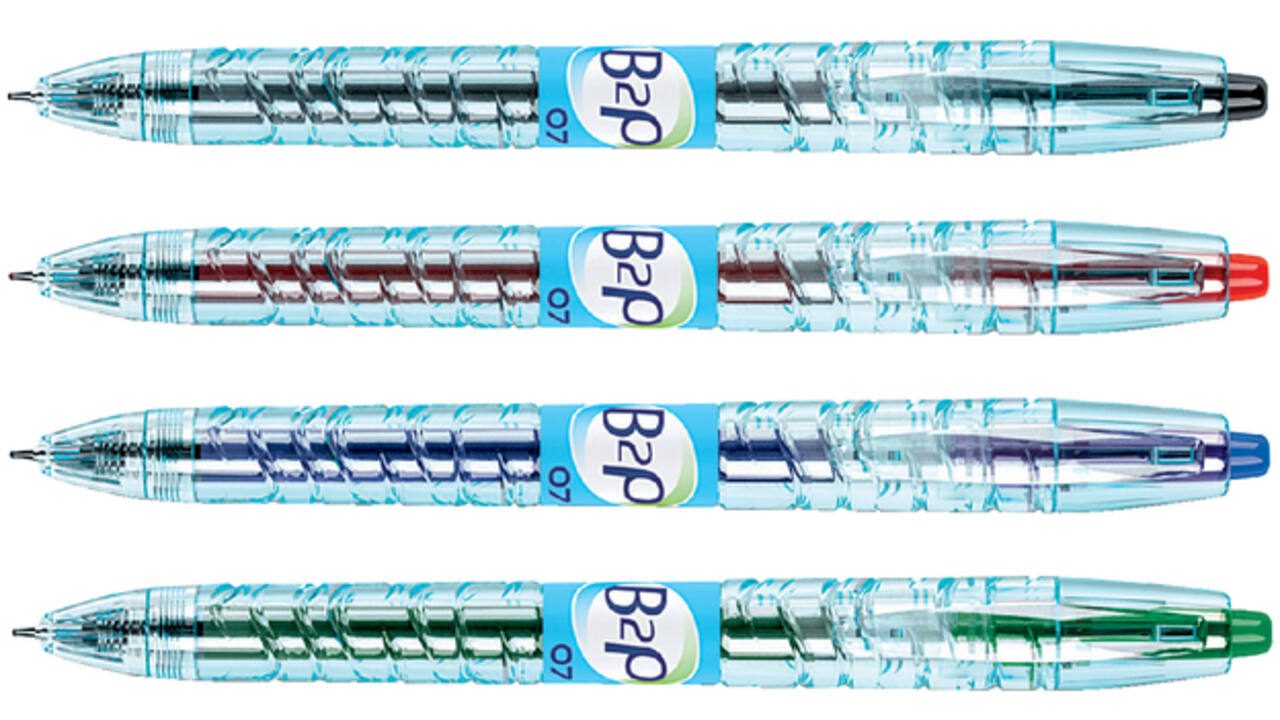 Gelschrijver PILOT Begreen B2P medium rood