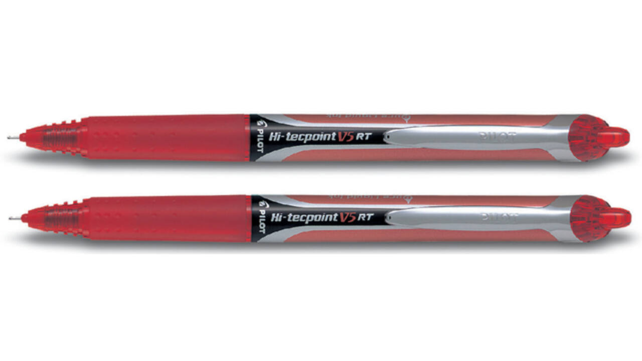 Rollerpen PILOT Hi-Tecpoint V5 RT fijn rood