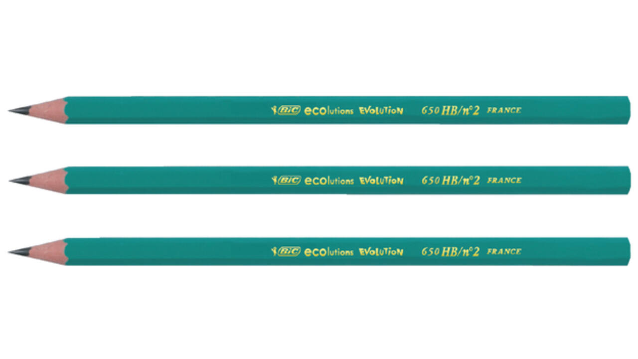 Potlood Bic Evolution ecolutions 650 zeshoekig HB