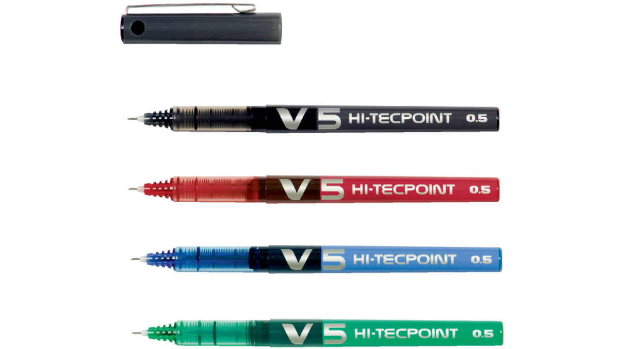 Rollerpen PILOT Hi-Tecpoint V5 fijn blauw