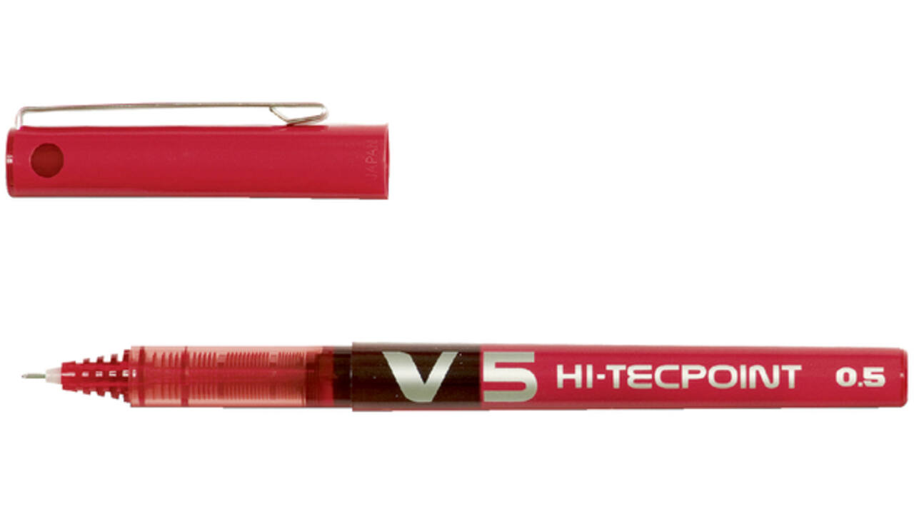 Rollerpen PILOT Hi-Tecpoint V5 fijn rood
