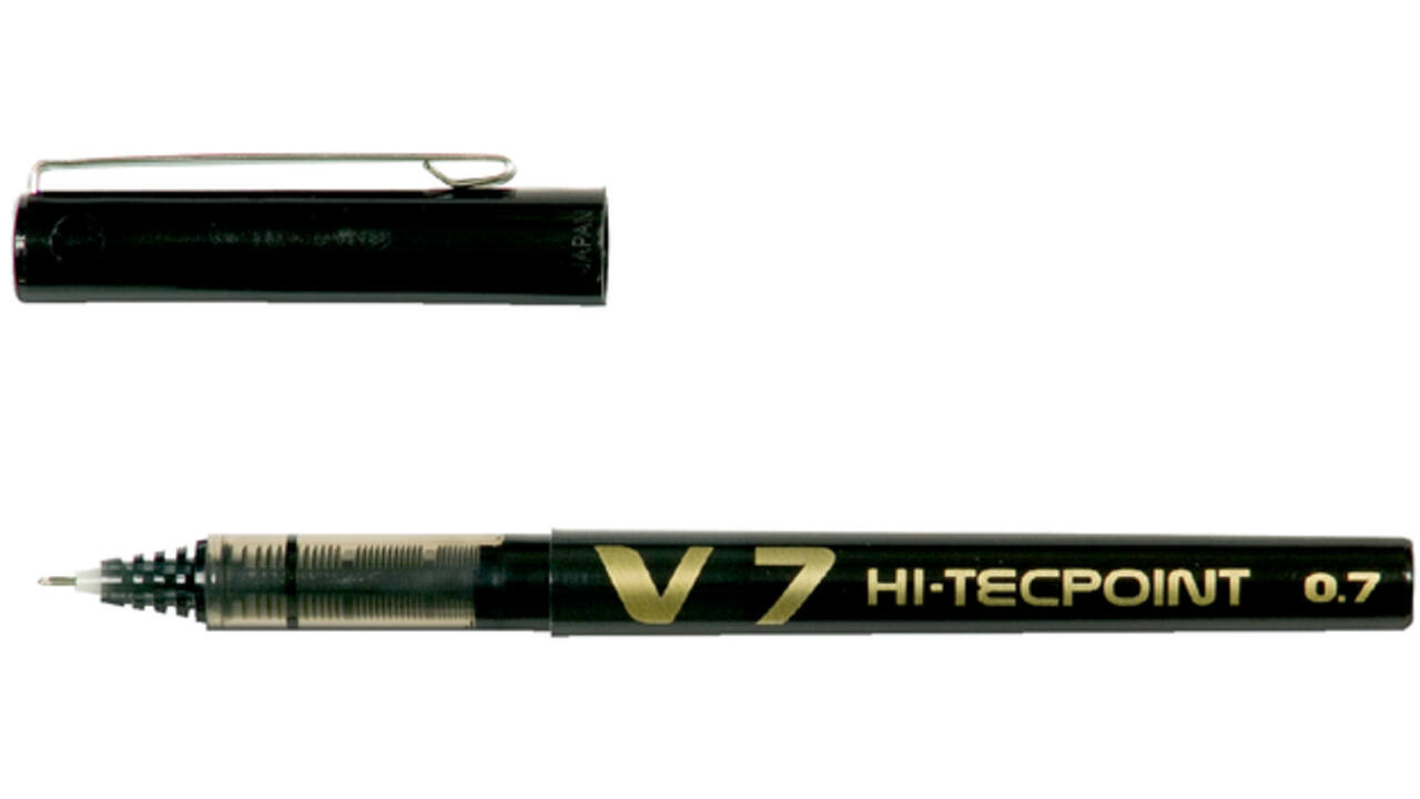 Rollerpen PILOT Hi-Tecpoint V7 medium zwart