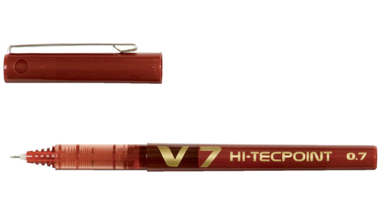 Rollerpen PILOT Hi-Tecpoint V7 medium rood