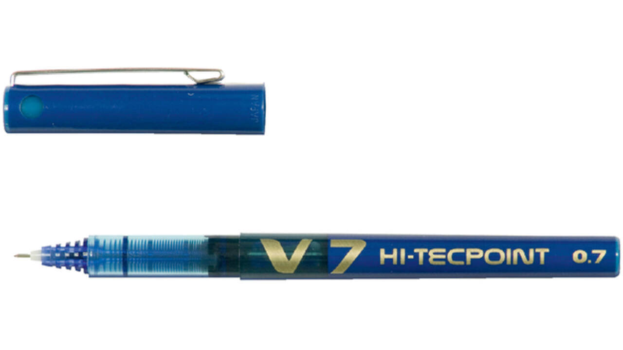 Rollerpen PILOT Hi-Tecpoint V7 medium blauw
