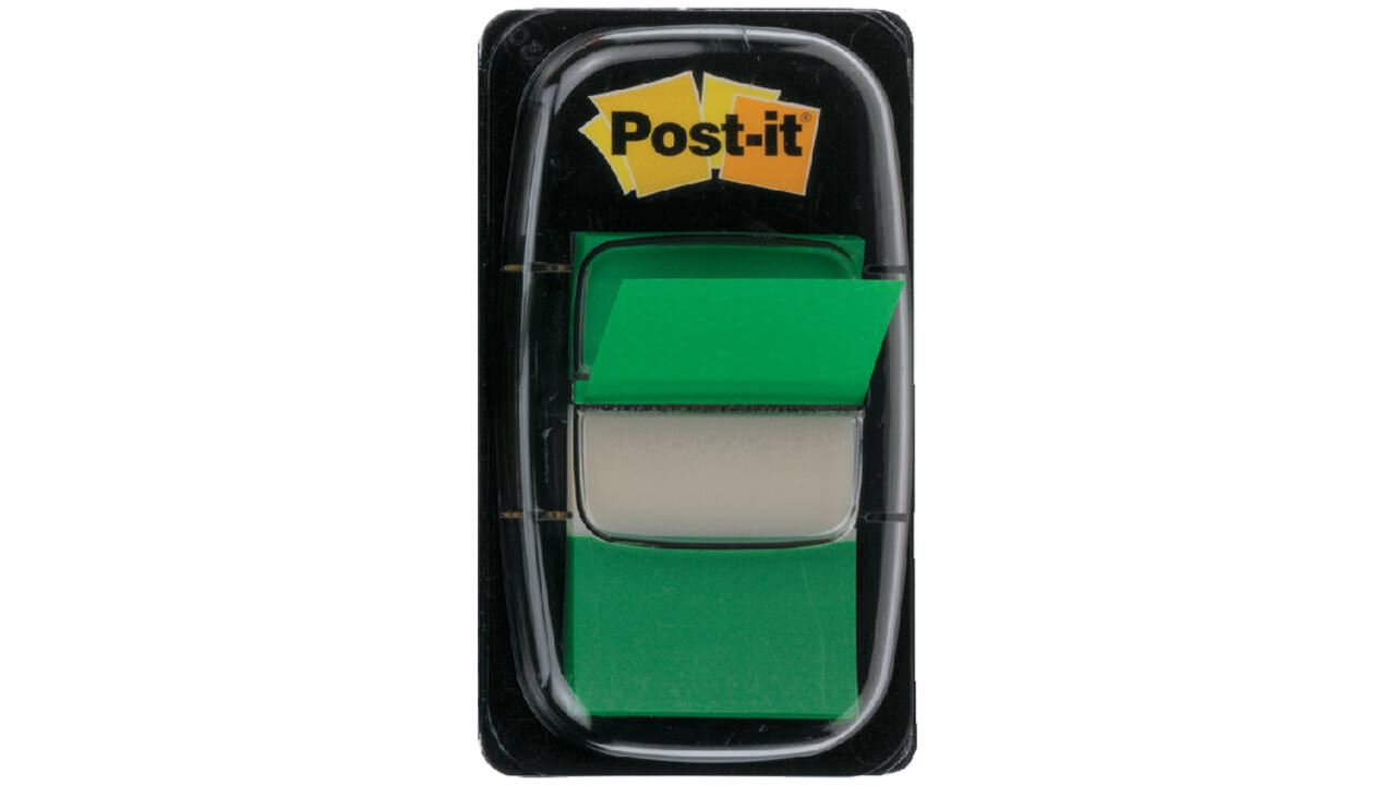Indextabs Post-it 680 25.4x43.2mm groen 50 tabs