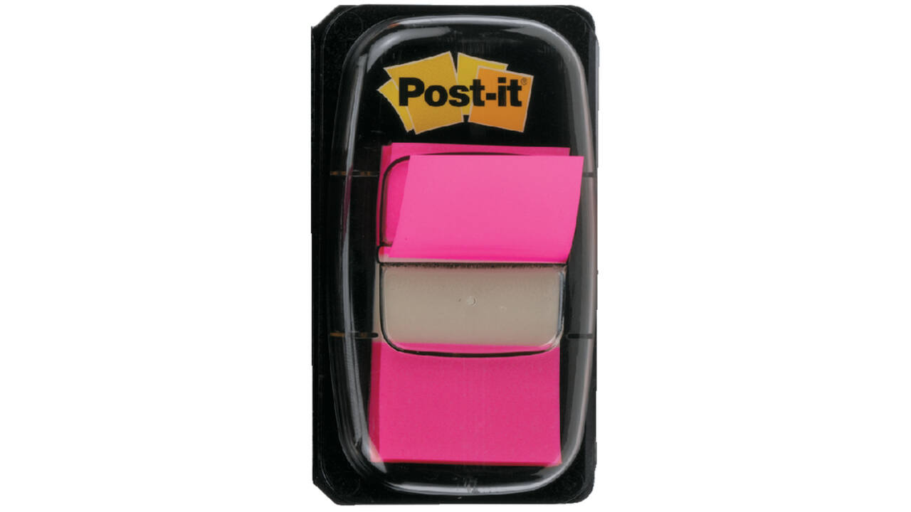 Indextabs Post-it 680 25.4x43.2mm felroze 50 tabs