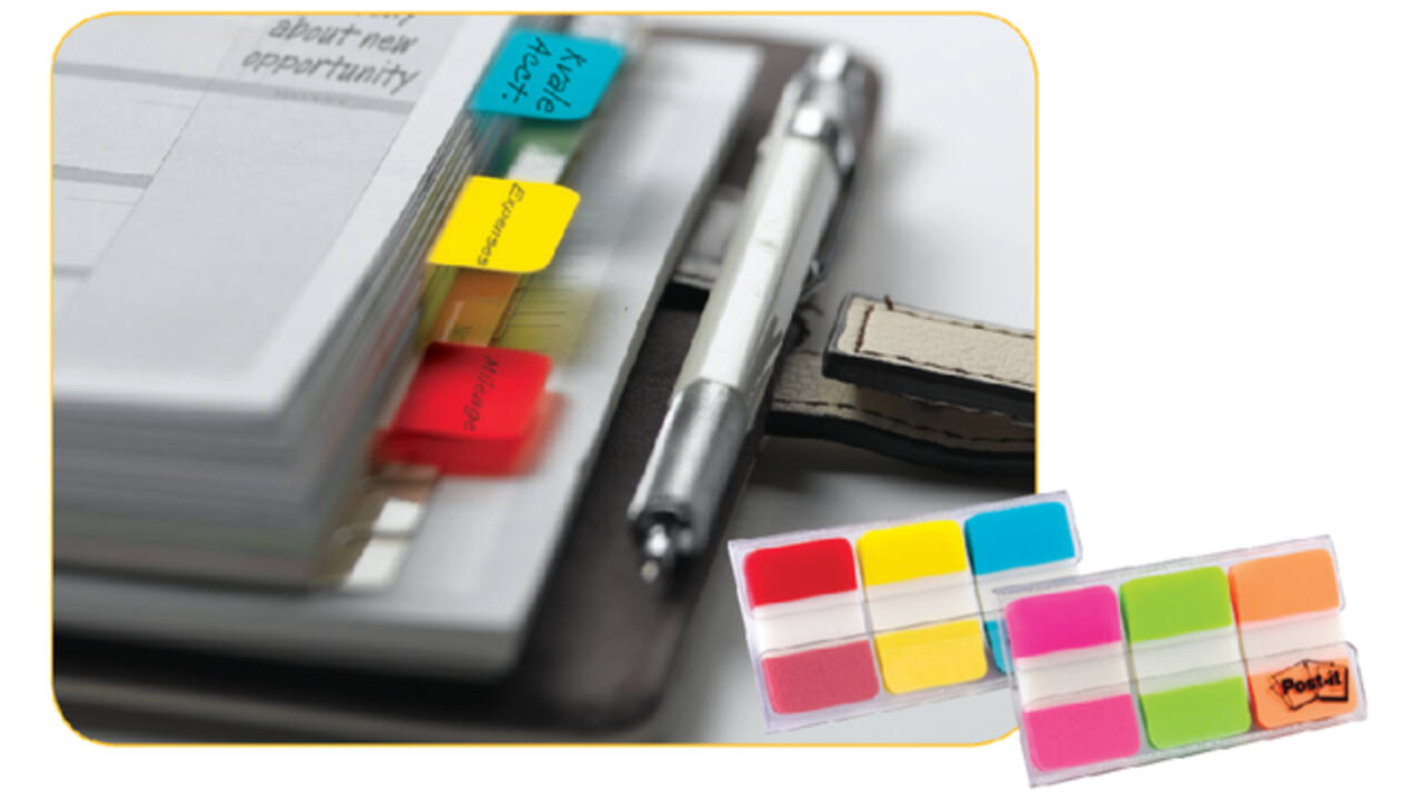 Indextabs Post-it 686GOT 25.4x38mm strong roze en groen 36 tabs