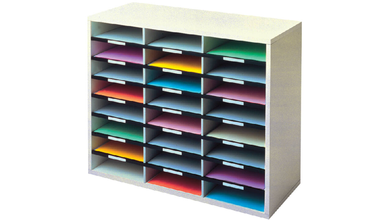 Vakkenset Fellowes A4 36 vaks 737x881x302mm lichtgrijs