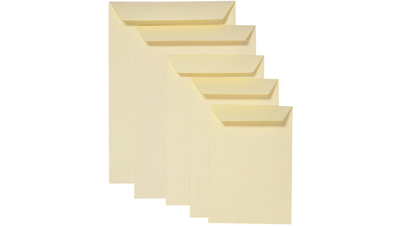 Envelop Quantore akte EB4 262x371mm cremekraft 250stuks