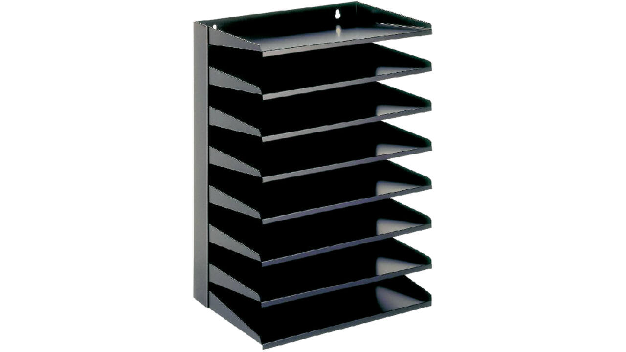 Sorteerrek Vepa Bins 8 delig zwart