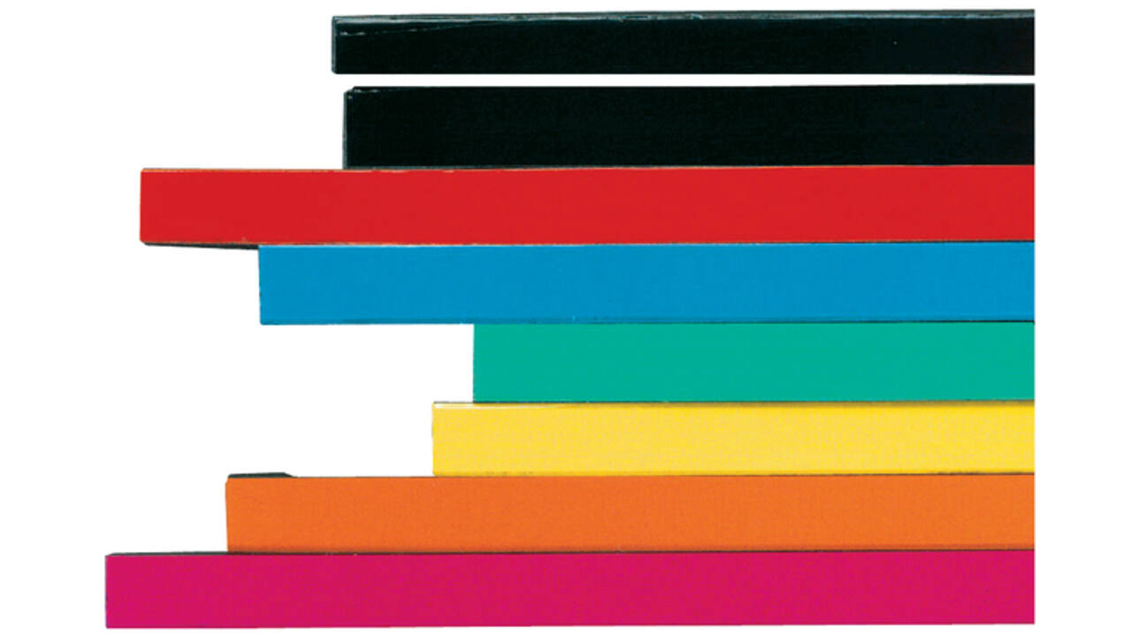 Magneetstrip Legamaster 5x300mm rood