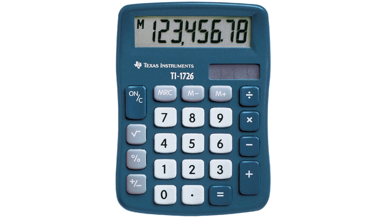Rekenmachine TI-1726