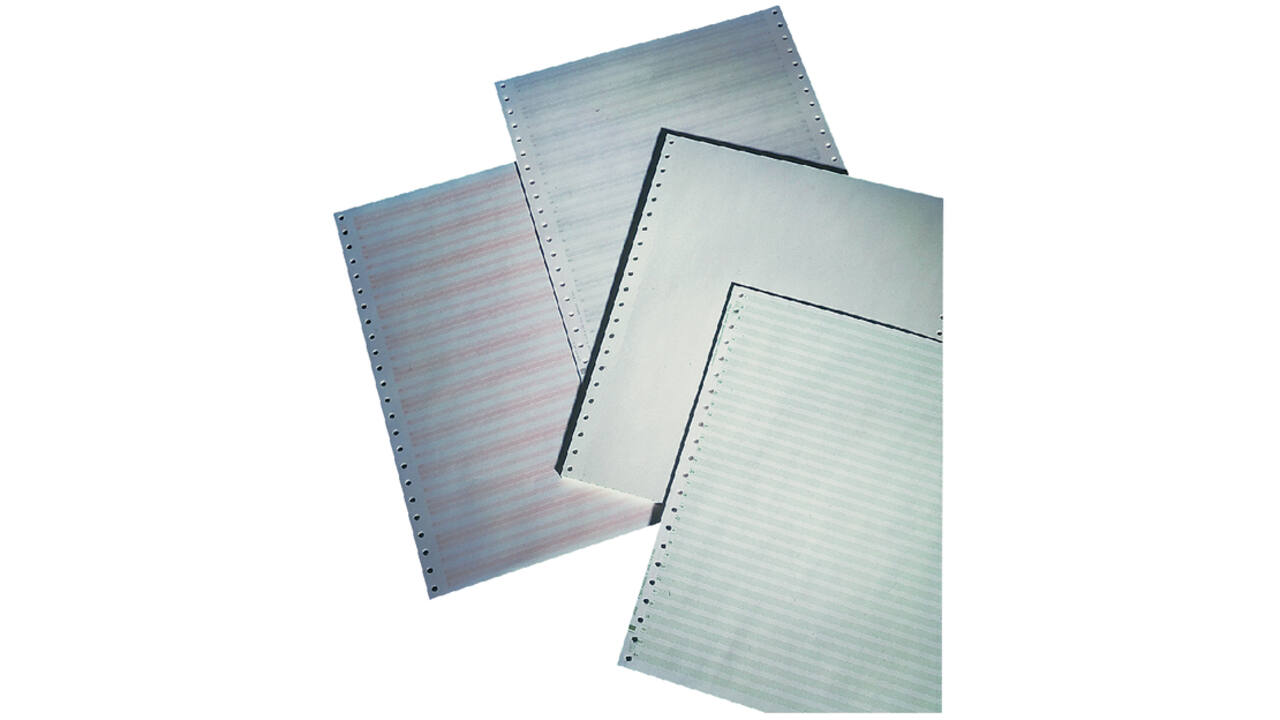 Computerpapier 240x12" blanco LP 2V 60/57gr 1000vel