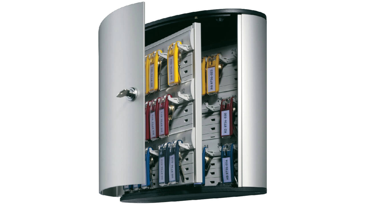 Sleutelkast Durable 36haken 302x280x118mm