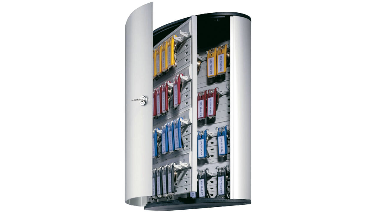 Sleutelkast Durable 54haken 302x280x118mm