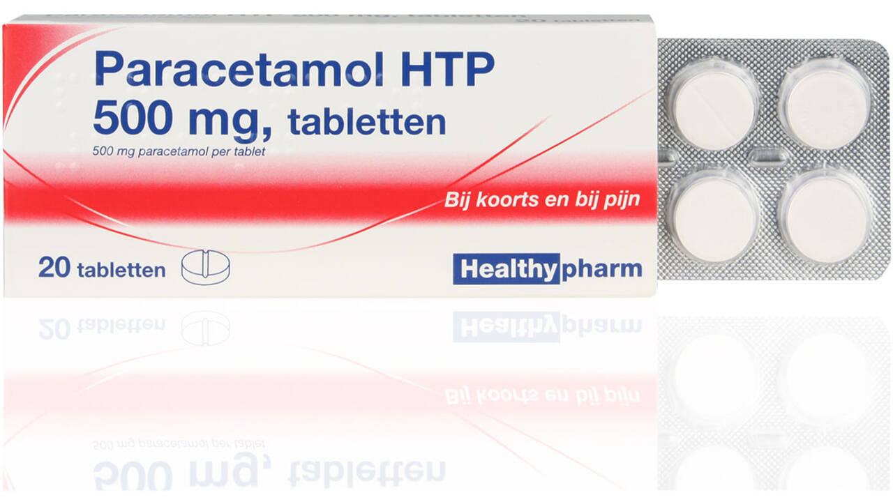 Healthypharm paracetamoltabletten - 20 stuks