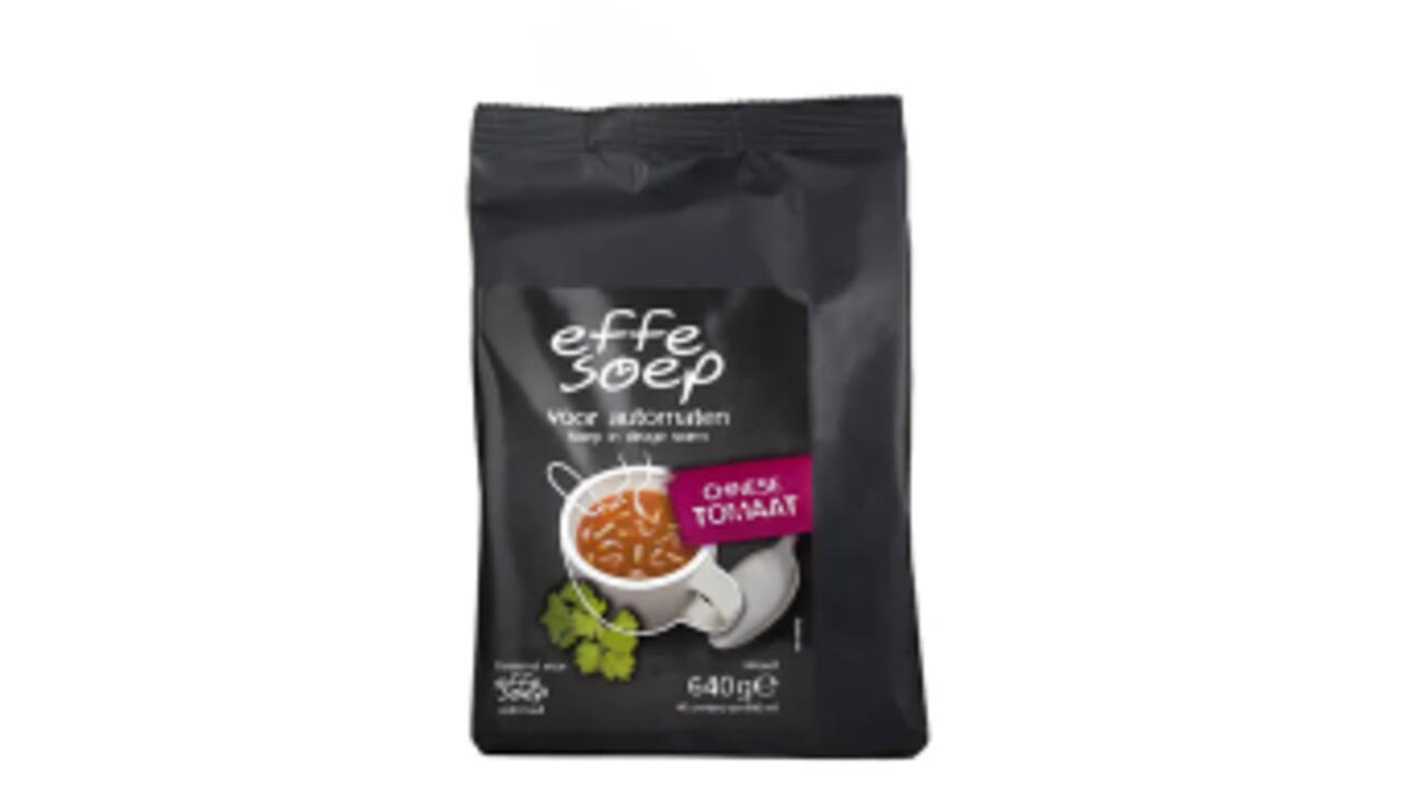 Effe Soep Vending Soep Chinese Tomaat – 640 g Zak – 40 Porties – Voor Automaat