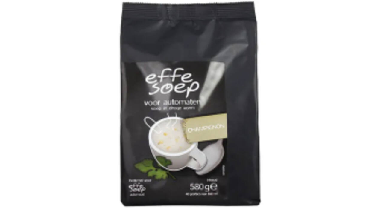 Effe Soep Vending Soep Champignon – 580 g Zak – 40 Porties – Voor Automaat