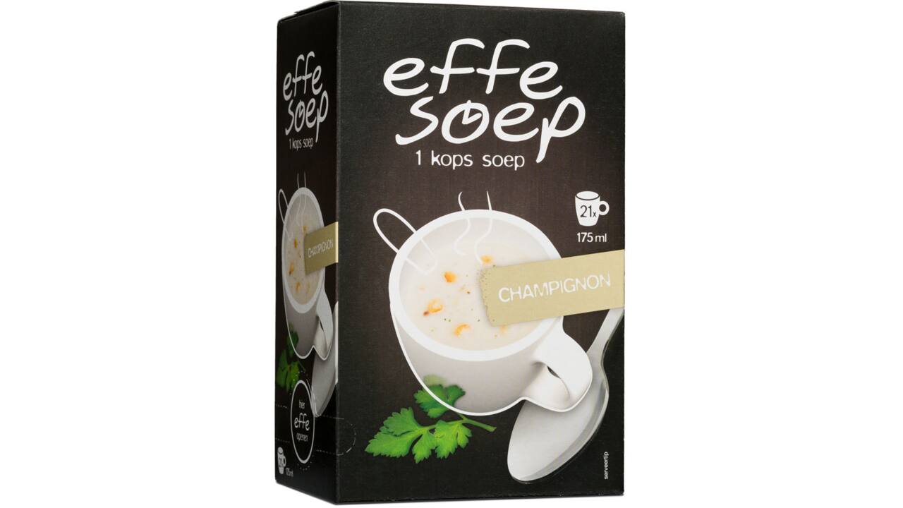Effe Soep Champignon – 4 dozen × 21 zakjes