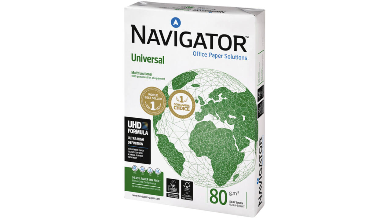 Kopieerpapier Navigator Universal A4 80gr wit 500vel