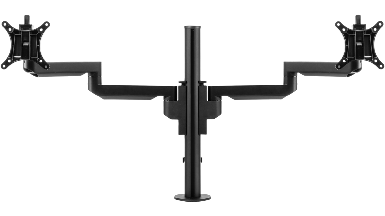 Monitorarm Galaxy Dubbel (Set) - Zwart
