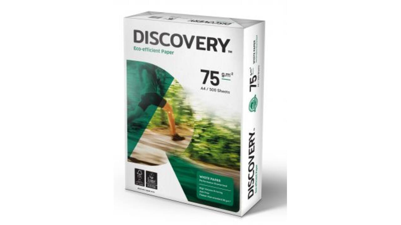 Kopieerpapier Discovery Lg A4 75gr Wit