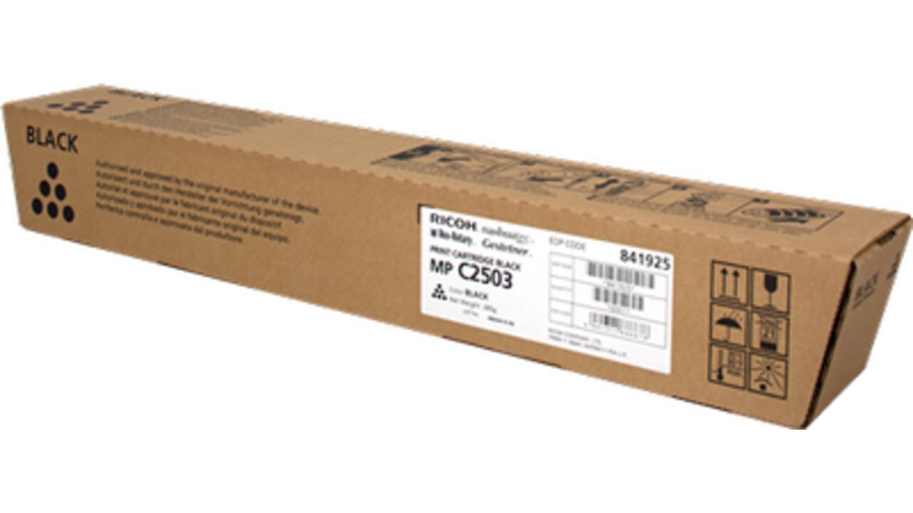 Ricoh MP C2503 toner zwart (capaciteit 15.000 afdrukken)