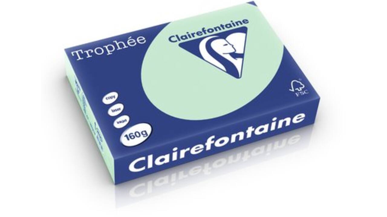 Kopieerpapier Trophee (BE) pastel groen 120gr A4 1216
