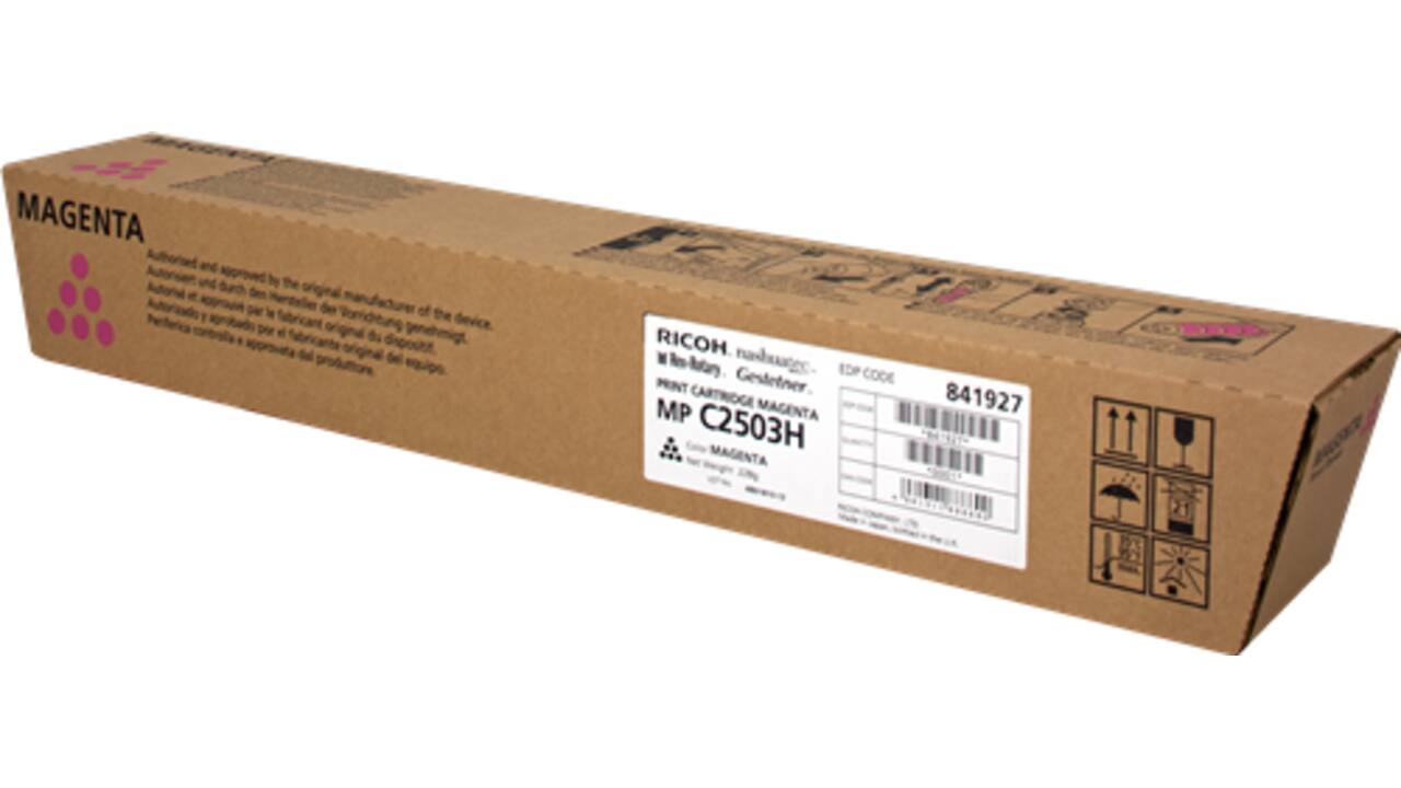 Ricoh MP C2503H toner magenta (capaciteit 9.500 afdrukken)