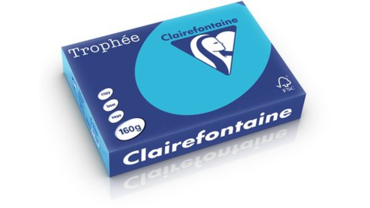Kopieerpapier Clairefontaine Trophee (BE) intensief 80g/m² violet 1786 210 x 297 mm A4 LG