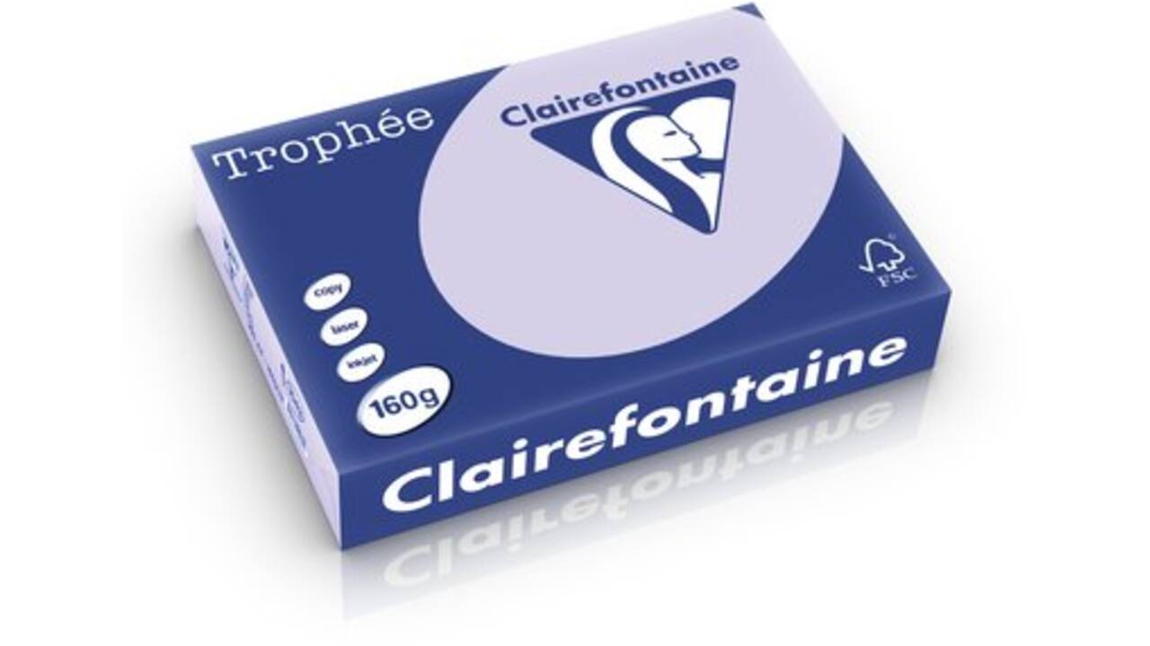 Kopieerpapier Clairefontaine Trophee pastel 80g/m² lila 1872 210 x 297 mm A4 LG