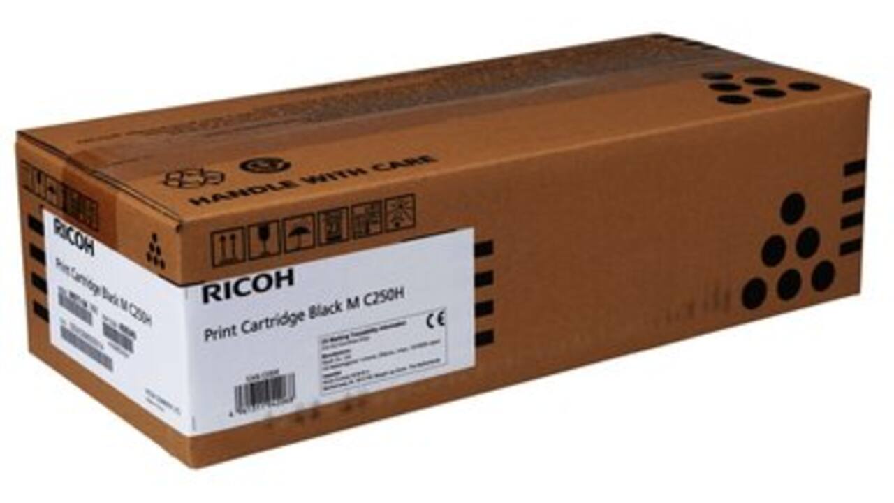Ricoh M C250H toner zwart (capaciteit 6.900 afdrukken)