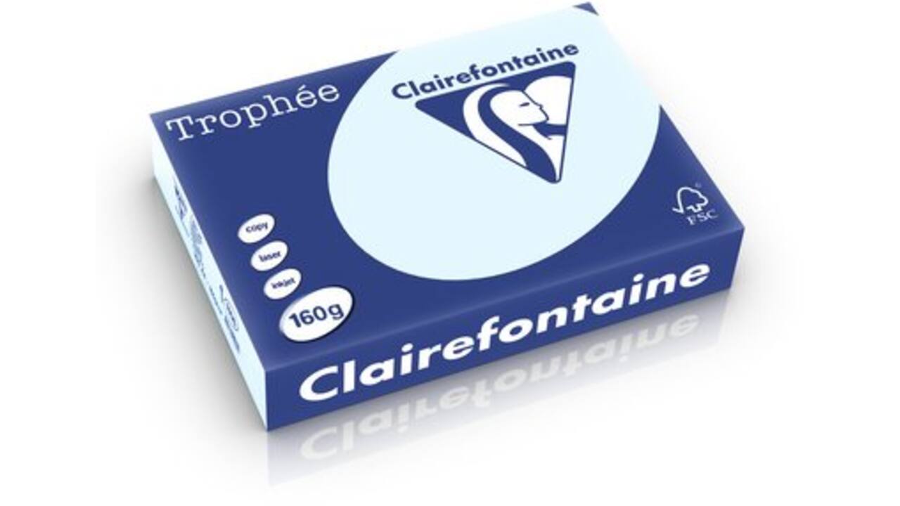Clairefontaine Trophee (BE) pastel basic 80g/m² azuur 1881 297 x 420 mm A3 SG