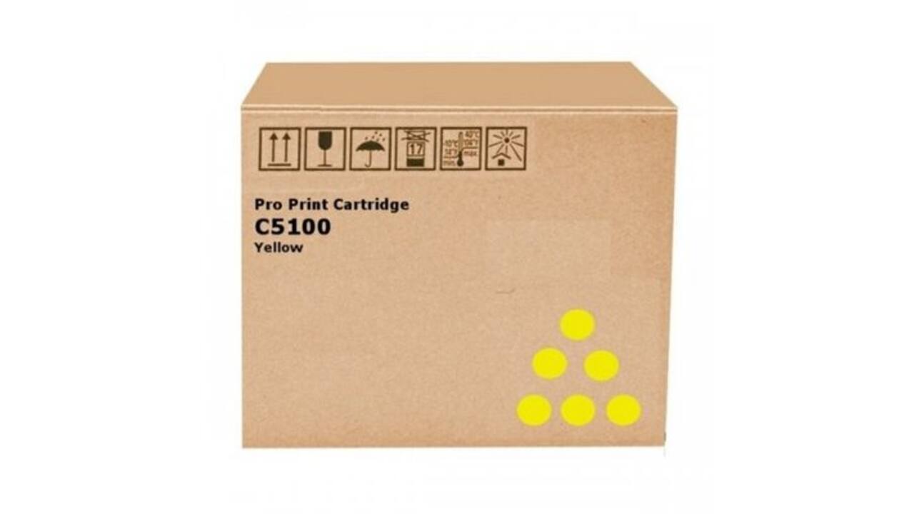 Ricoh Pro C5100 toner geel (capaciteit 30.000 afdrukken)