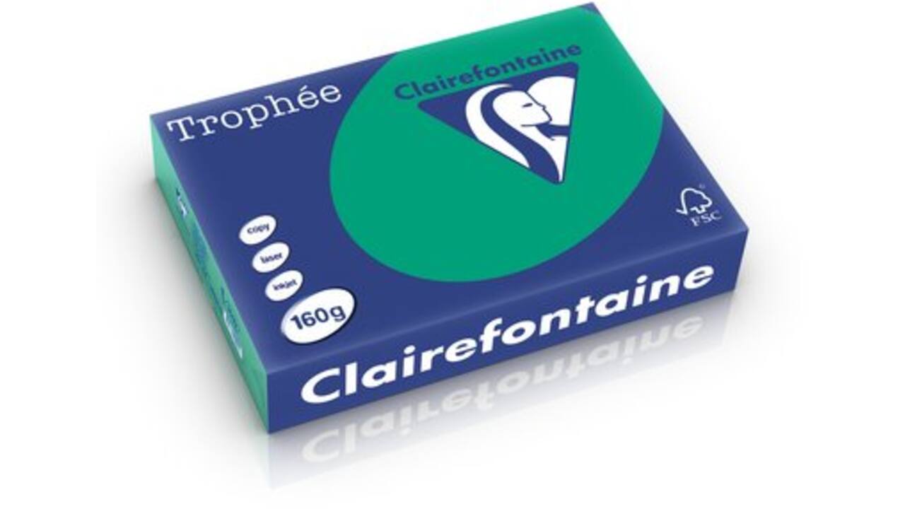 Clairefontaine Trophee (BE) intensief 80g/m² dennengroen 1783 210 x 297 mm A4 LG