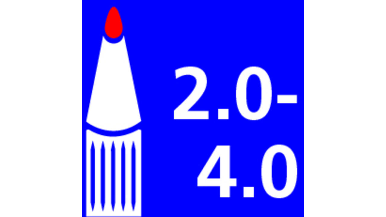 Lakmarker edding 8750 industrie geel