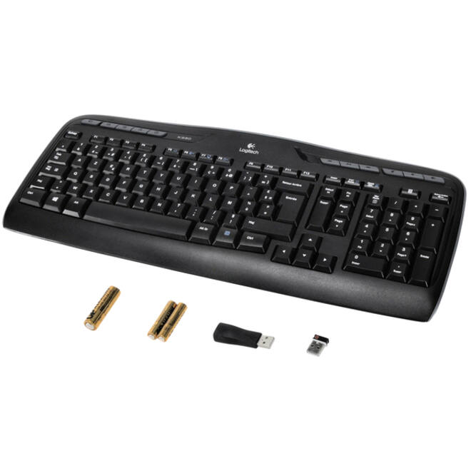 Toetsenbord Logitech MK330 Azerty +muis zwart