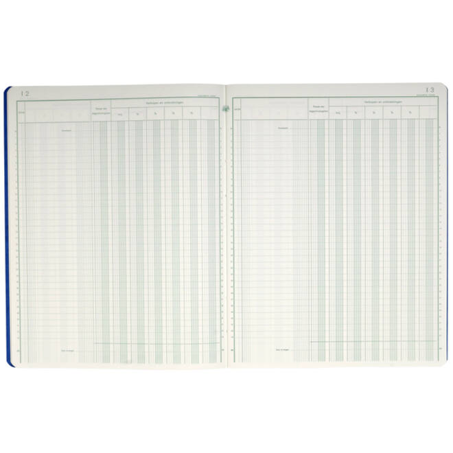 Register Piqure dagontvangsten 320x250mm 80vel assorti
