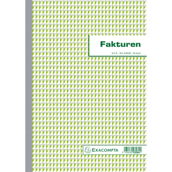 Kasboek Exacompta Manifold facturen dupli 50vel