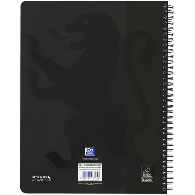 Collegeblok Oxford School A4+ lijn 23-gaats 160 pagina's 80gr voordeelpak assorti