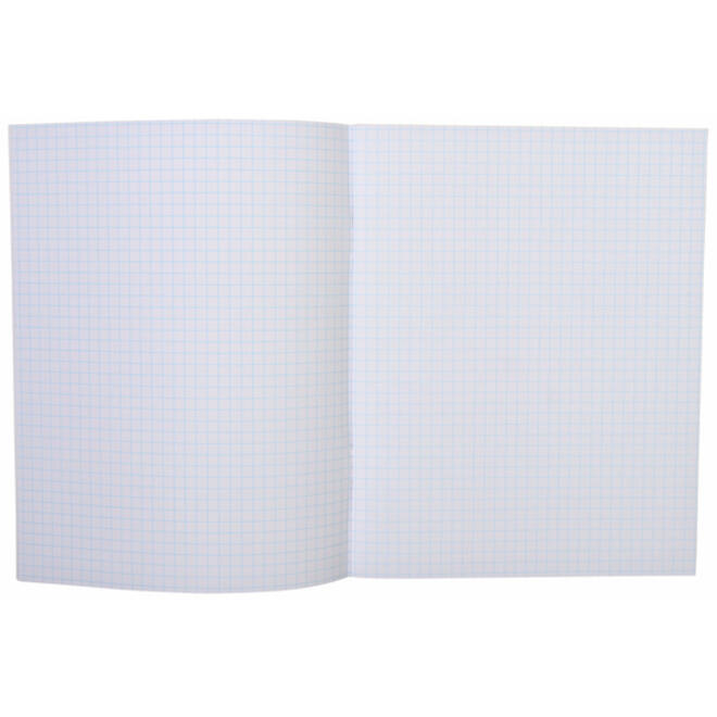 Schrift Qbasic 210x165mm ruit 5mm 80blz 70gr assorti