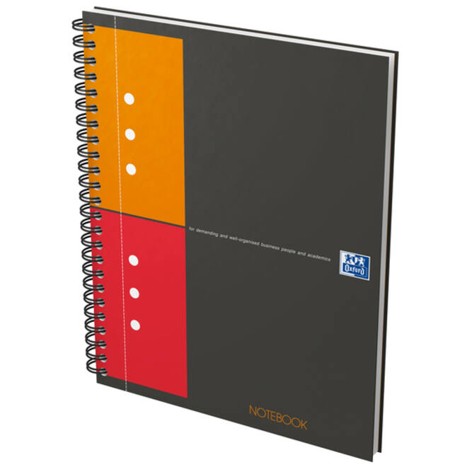 Spiraalblok Oxford International Notebook A5+ ruit 5mm