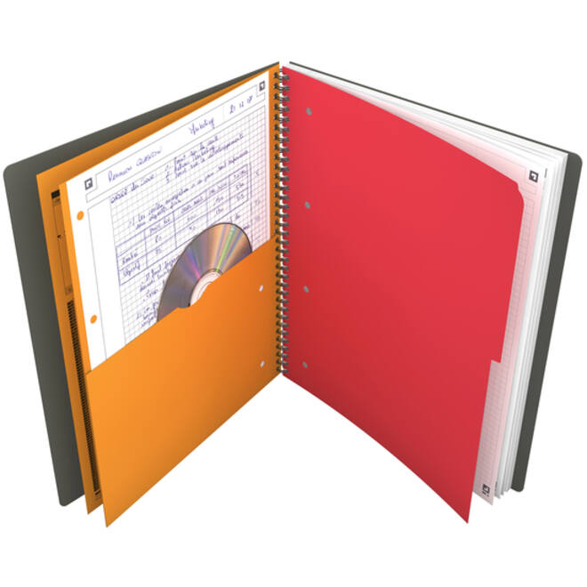 Spiraalblok Oxford International Activebook A4+ ruit 5mm
