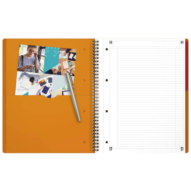 Spiraalblok Oxford International Activebook A4+ lijn