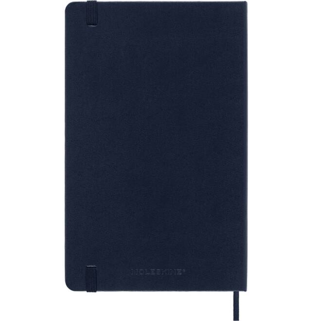 Notitieboek Moleskine large 130X210mm lijn hard cover sapphire blue