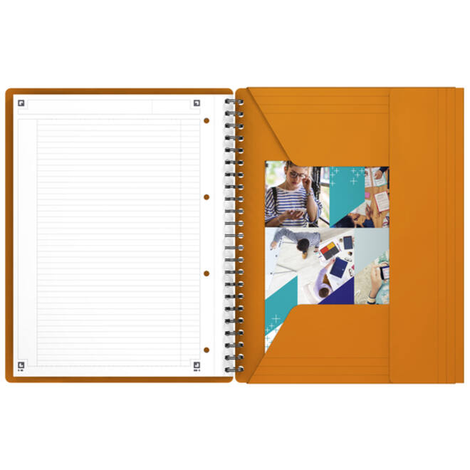 Spiraalblok Oxford International Meetingbook A4+ lijn