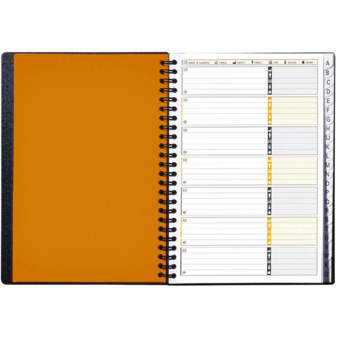 Adresboek Oxford International A5 72vel met alfabet