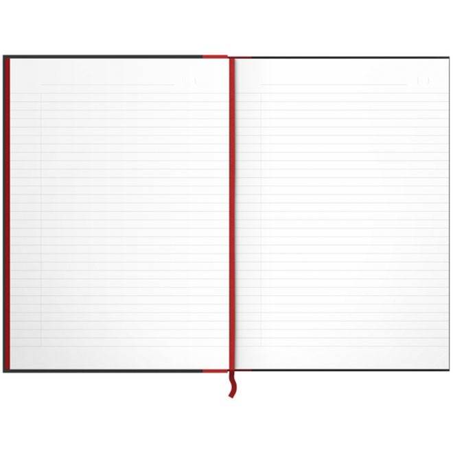 Notitieboek Oxford Black n' Red A4 96vel lijn